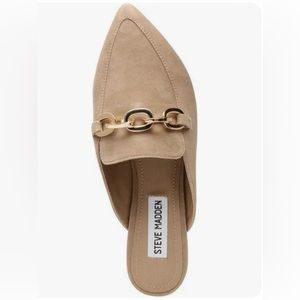 BRAND NEW Steve Madden Womens Suede Embellished Mules